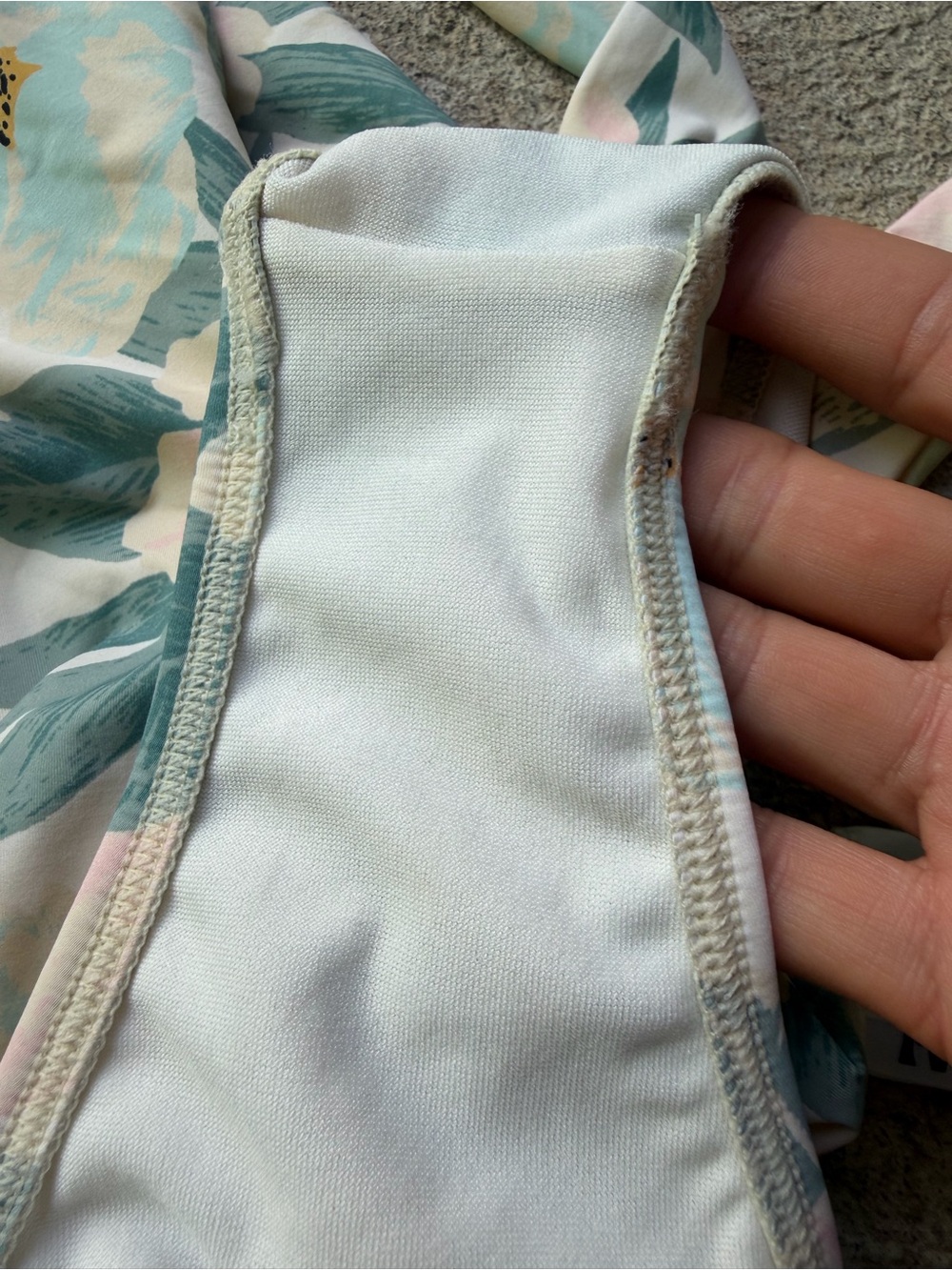 BILLABONG x SALTY BLONDE Sandy Babe One Piece Floral Swimsuit Tie Detail Medium - Picture 6 of 8
